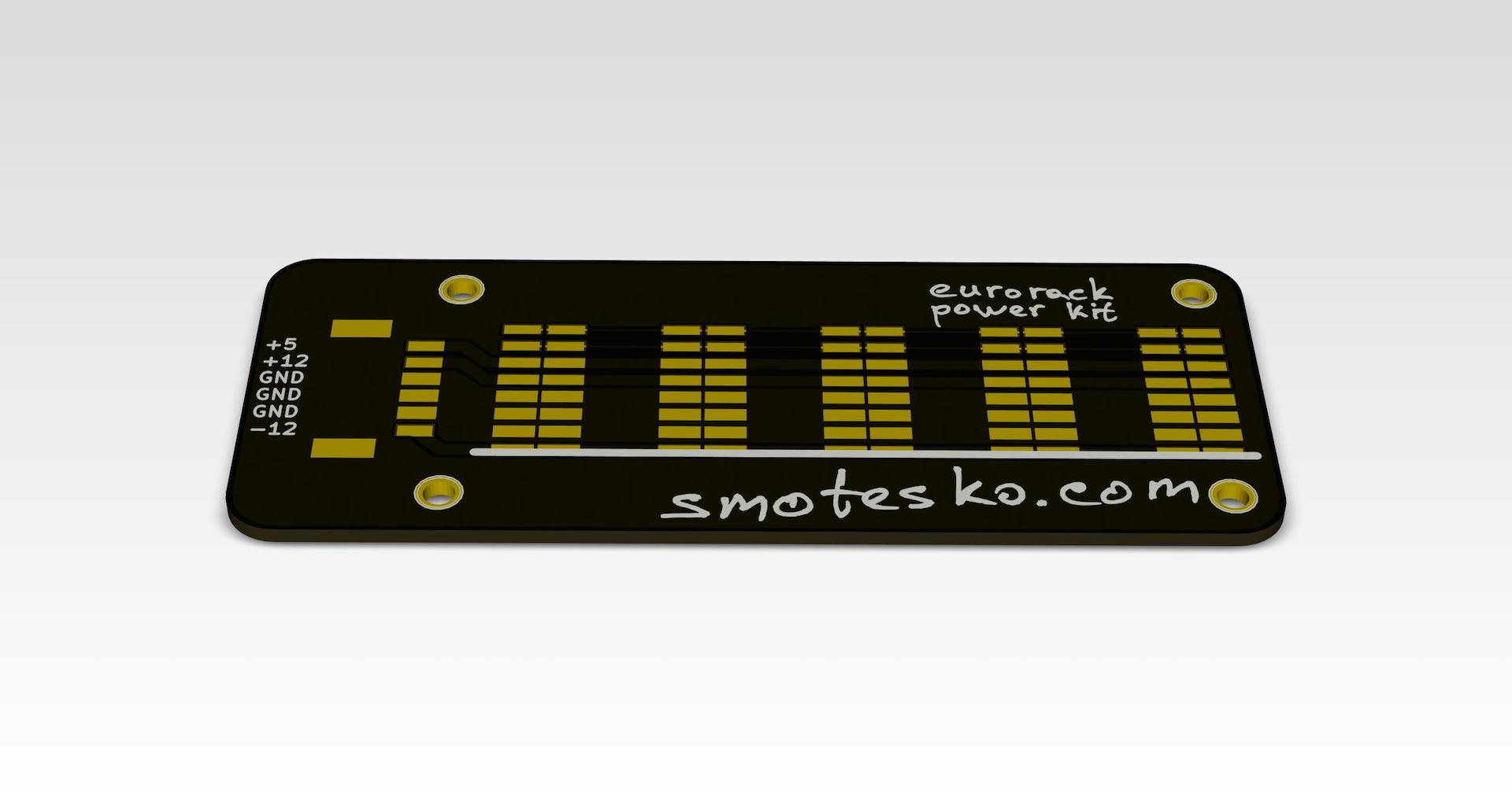 Eurorack power kit: power distribution board design